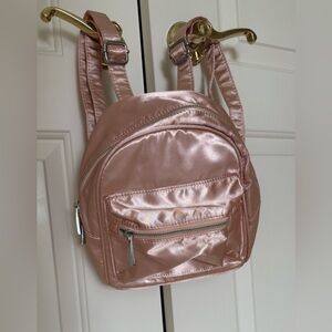 Lamoda Satin Pink Backpack